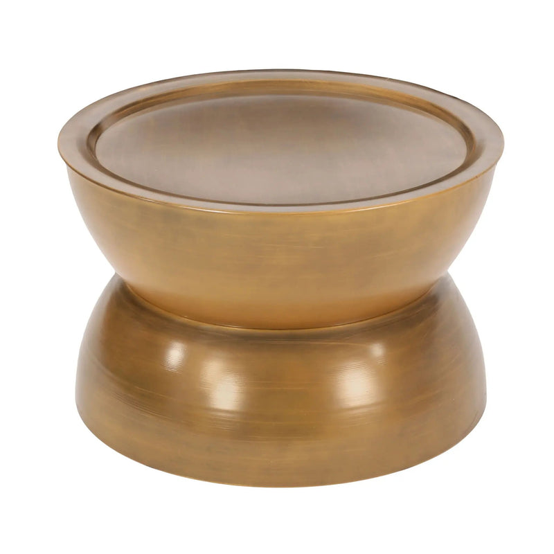 Sparling Modern Iron Hourglass Coffee Table by HouseOfZazla