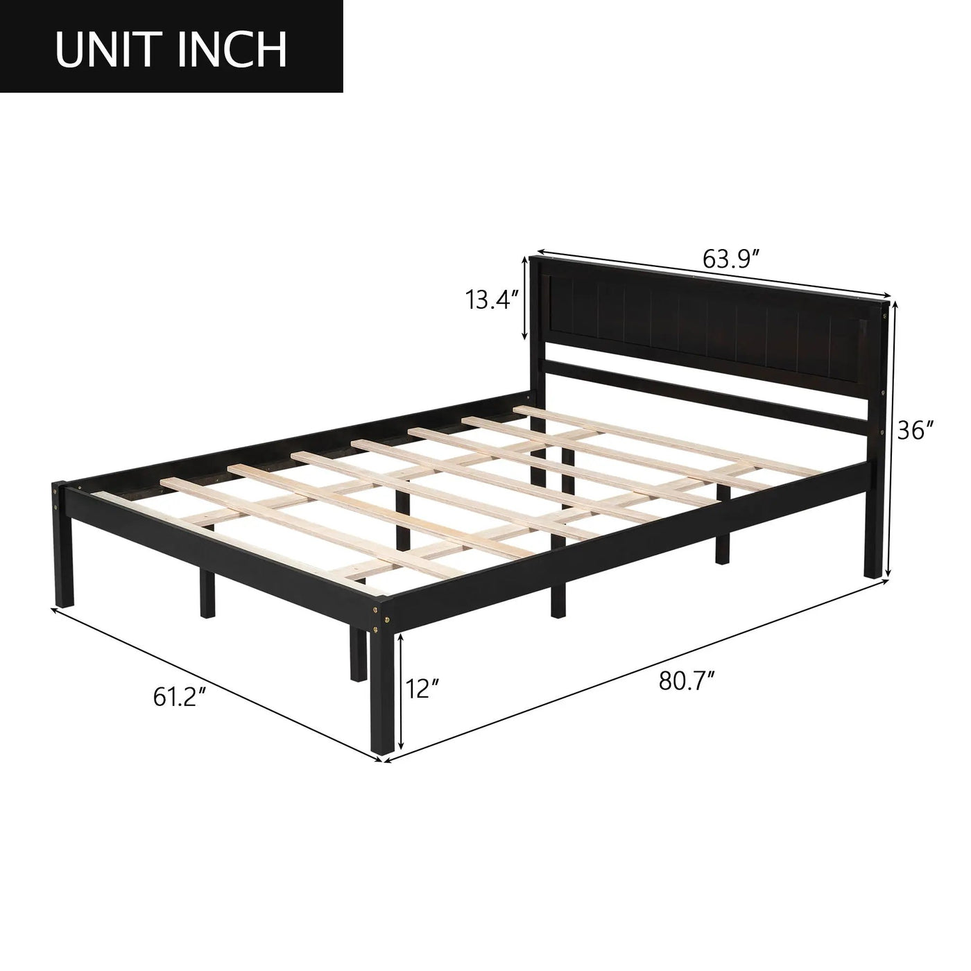 Platform Bed Frame With Headboard by Unique Piece Furniture