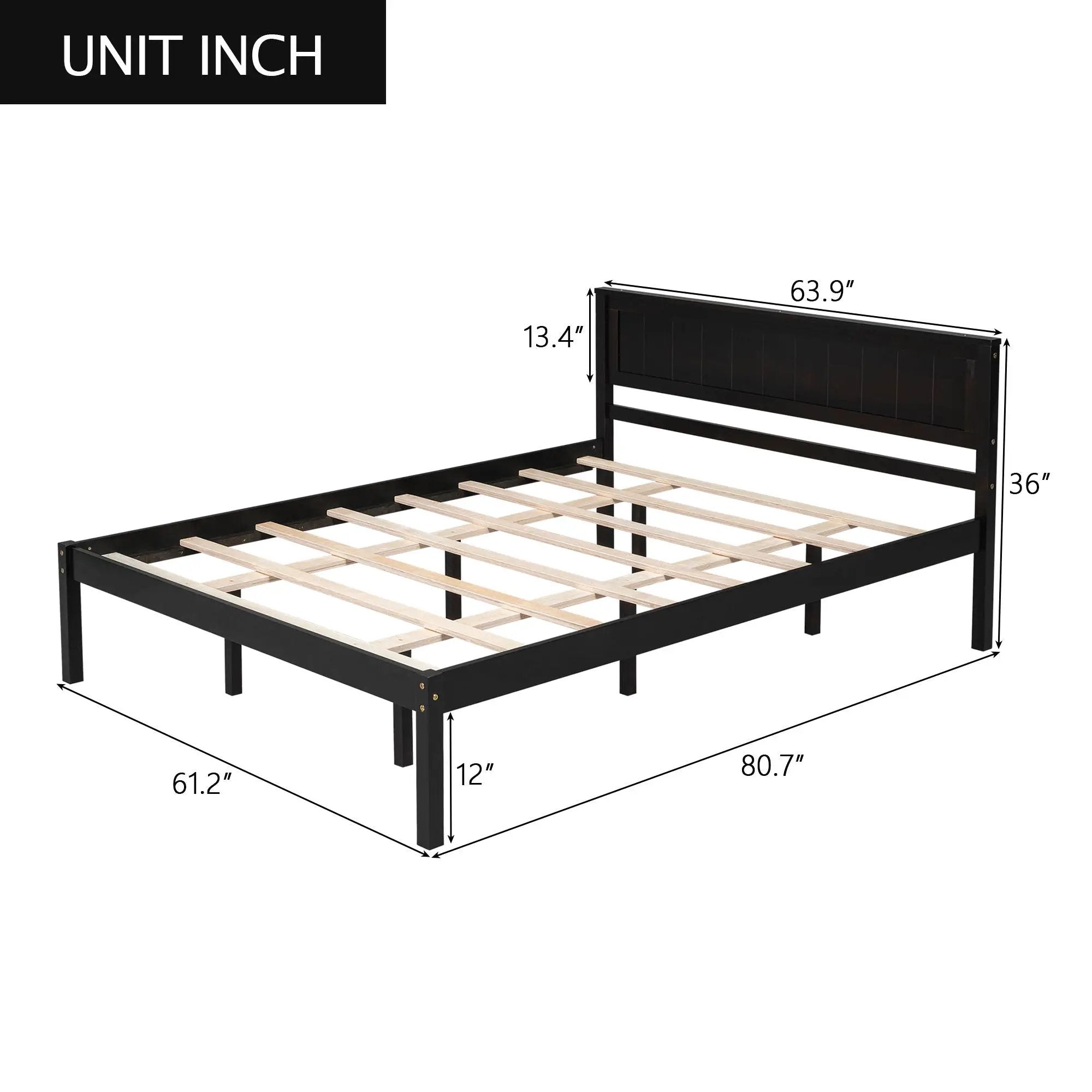Platform Bed Frame With Headboard by Unique Piece Furniture