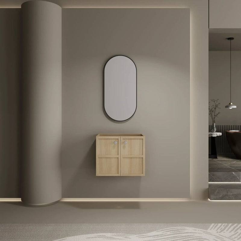 Modern Wall Mounted Bathroom Vanity With Soft Closing Doors by HouseOfZazla