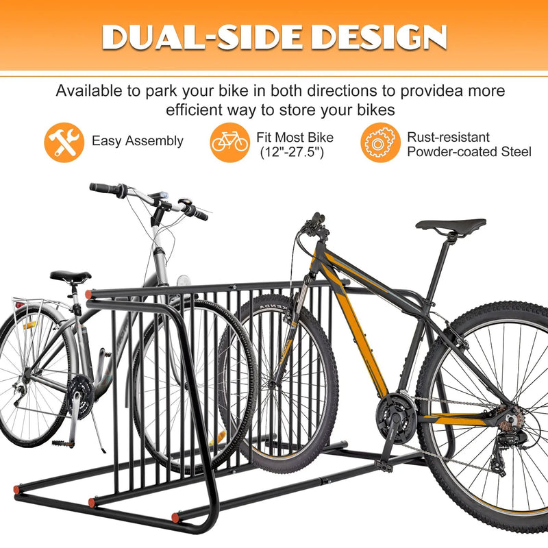 10-Bike Floor Bike Rack by HouseOfZazla