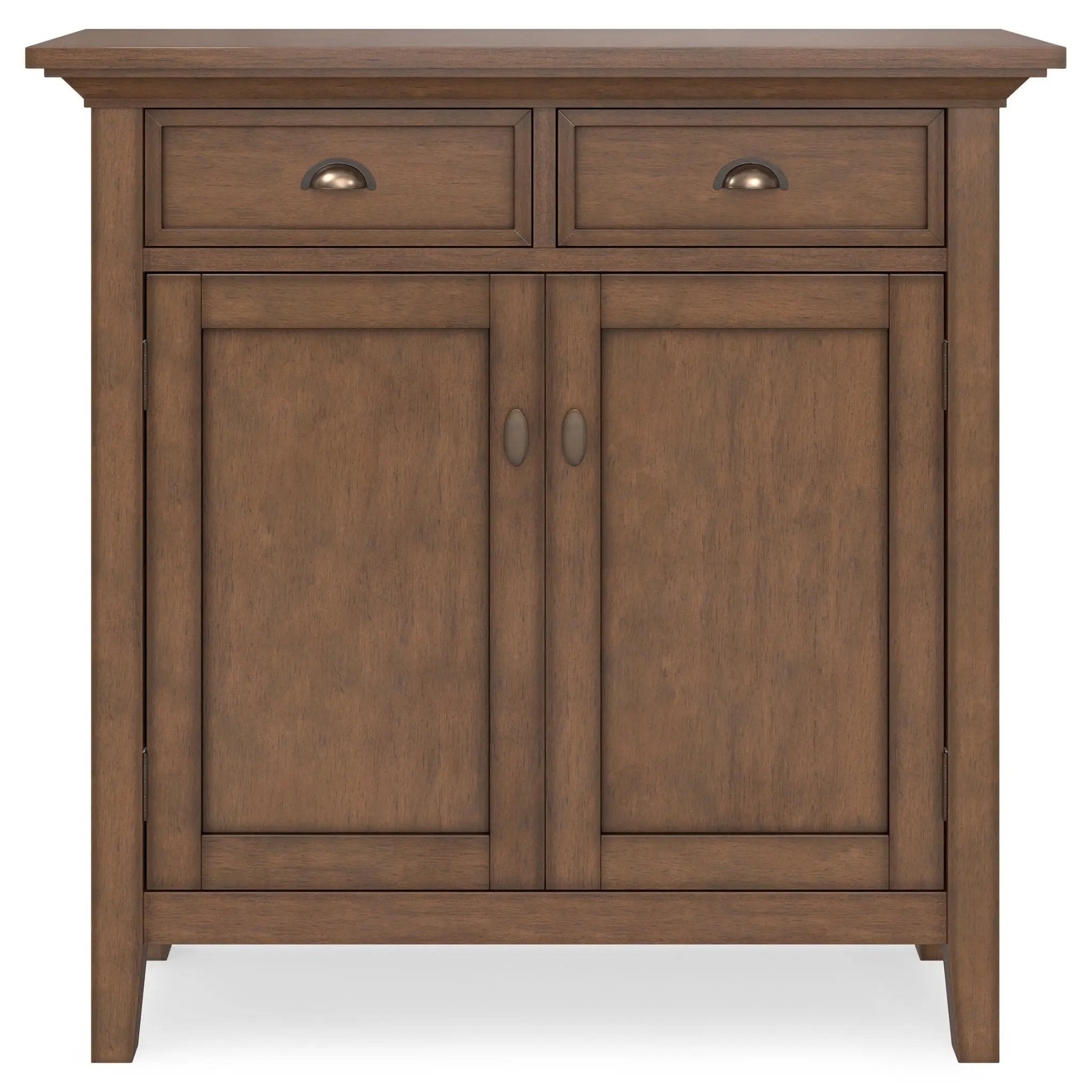 Redmond - Entryway Cabinet With Adjustable Shelves And Drawers - Brown by HouseOfZazla
