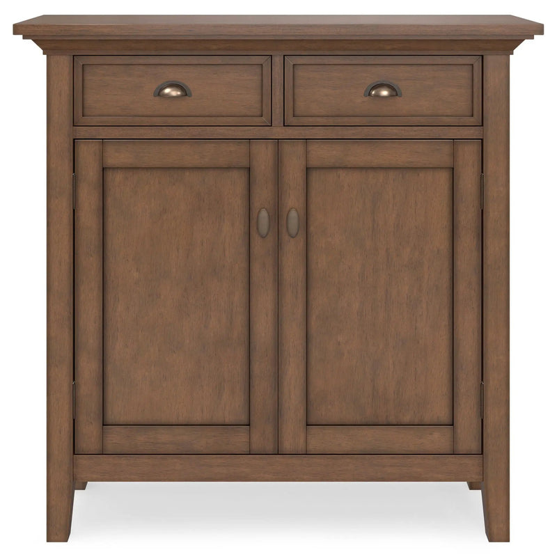 Redmond - Entryway Cabinet With Adjustable Shelves And Drawers - Brown by HouseOfZazla