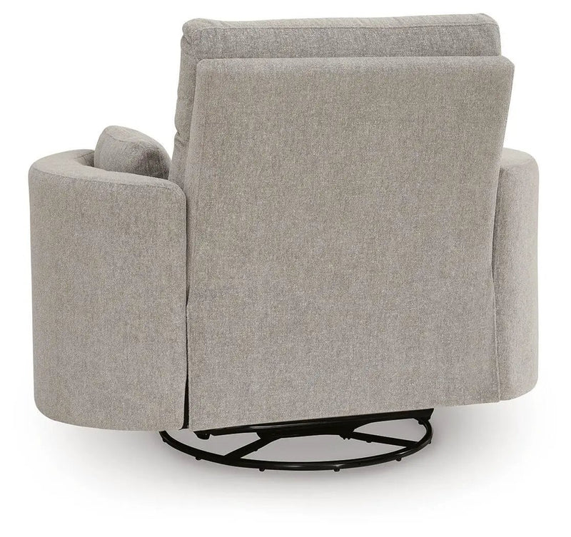 ModMax Luxe - Swivel Glider Power Recliner - Flint by Unique Piece Furniture