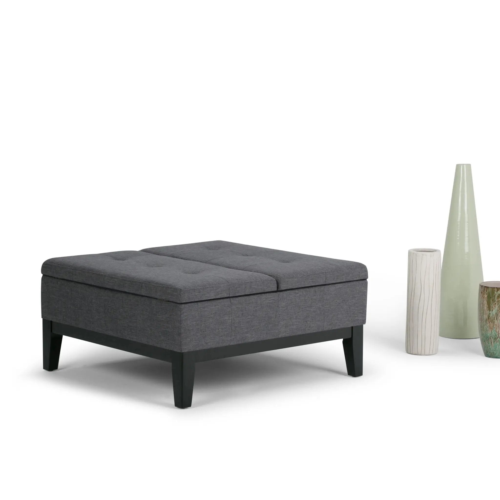 Dover - Multifunctional Lift Top Coffee Table Storage Ottoman by HouseOfZazla