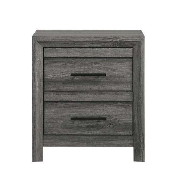 Denver - 2 Drawer Nightstand - Gray