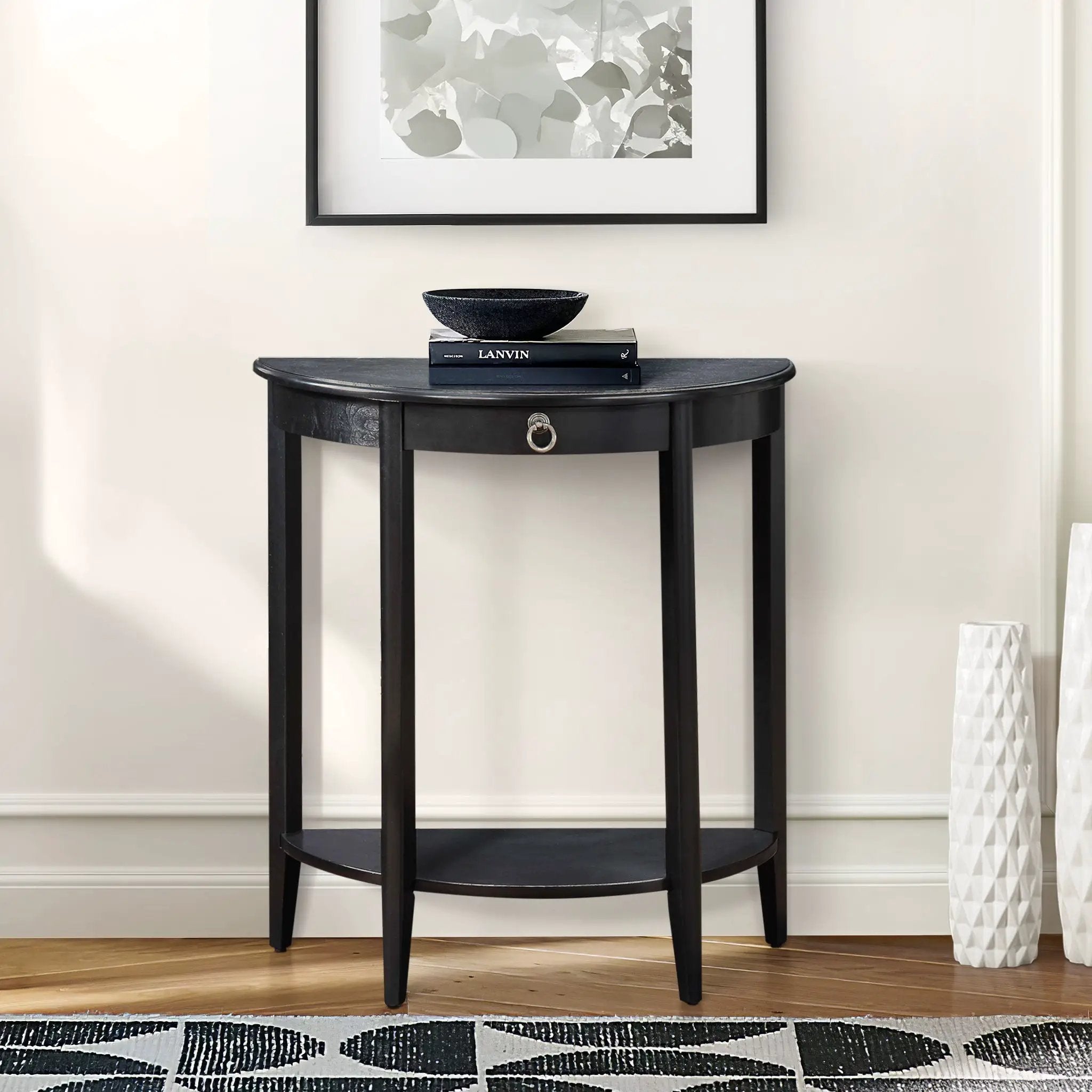 Justino II Half Moon Console Table by HouseOfZazla
