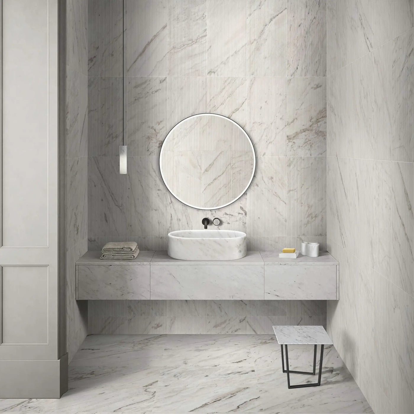 Bathroom Vessel Sink, Semi Polished Surface by HouseOfZazla