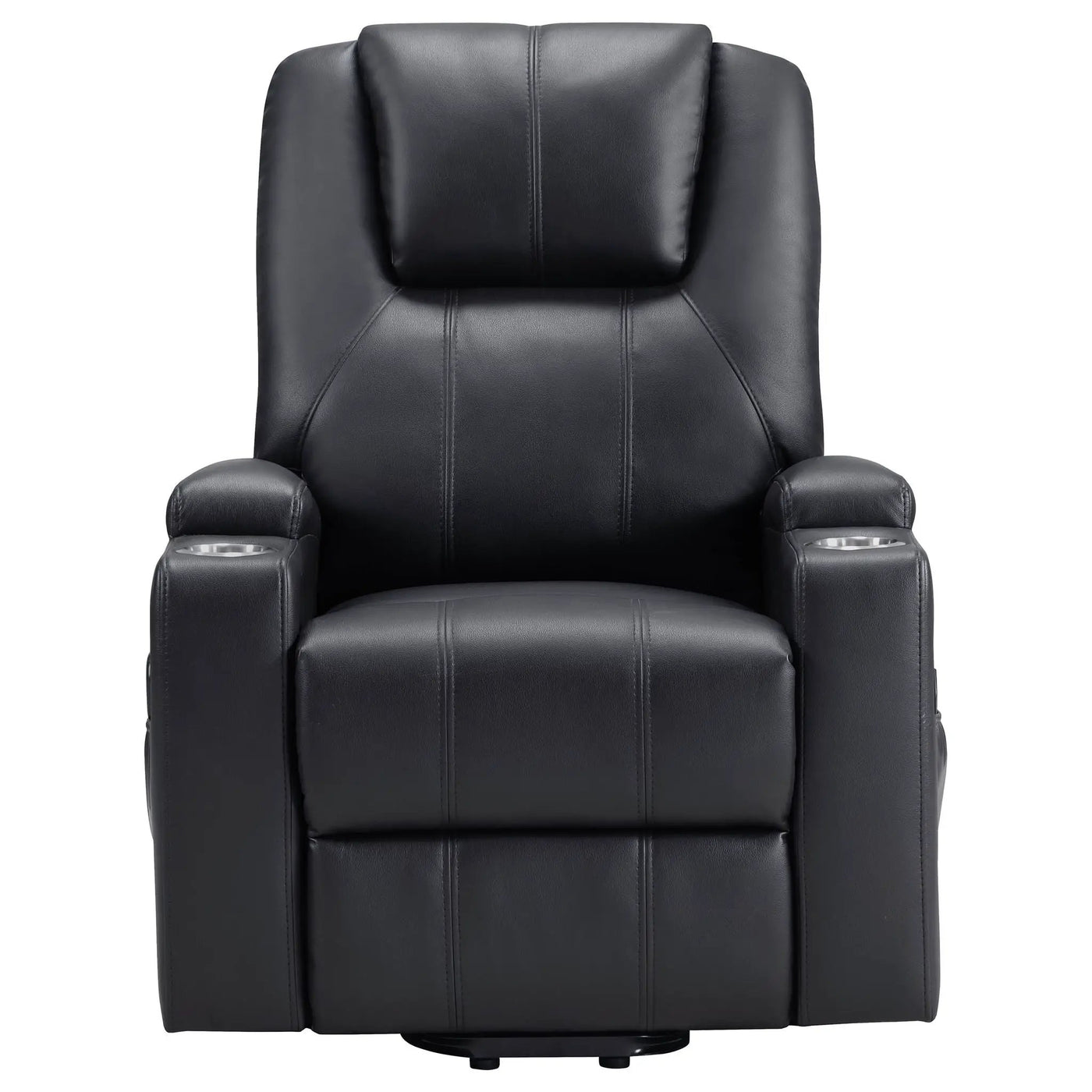 Macklin - Power Lift Massage Recliner With Heat And Dual Cupholders by Unique Piece Furniture