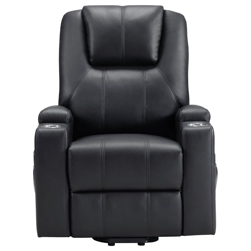 Macklin - Power Lift Massage Recliner With Heat And Dual Cupholders by HouseOfZazla