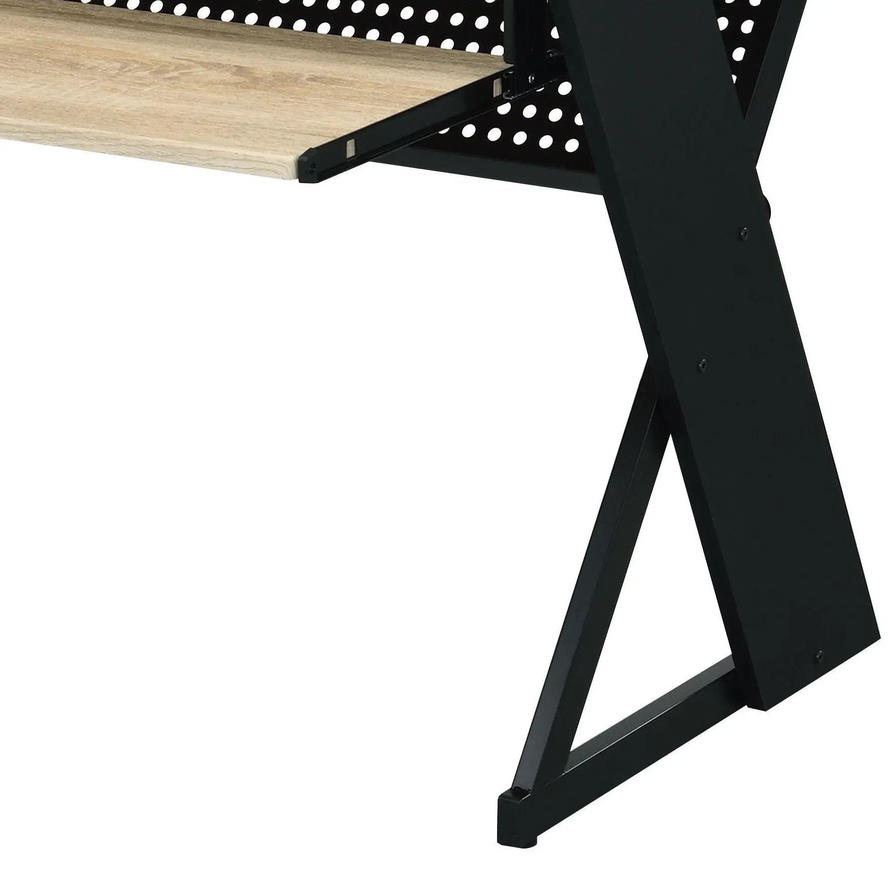 Eleazar - Music Recording Studio Desk - Natural Oak by Unique Piece Furniture