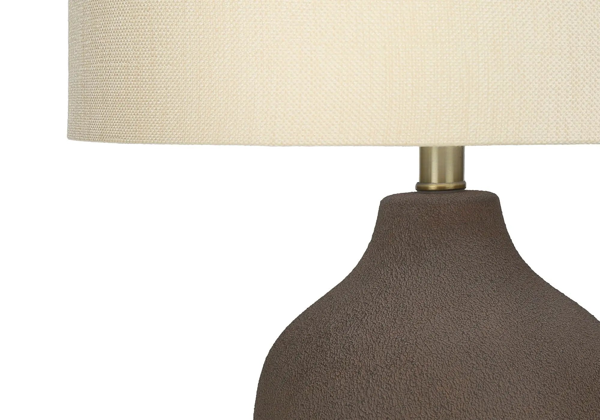 Lighting, Table Lamp, Ceramic, Resin, Contemporary - Gray by Unique Piece Furniture
