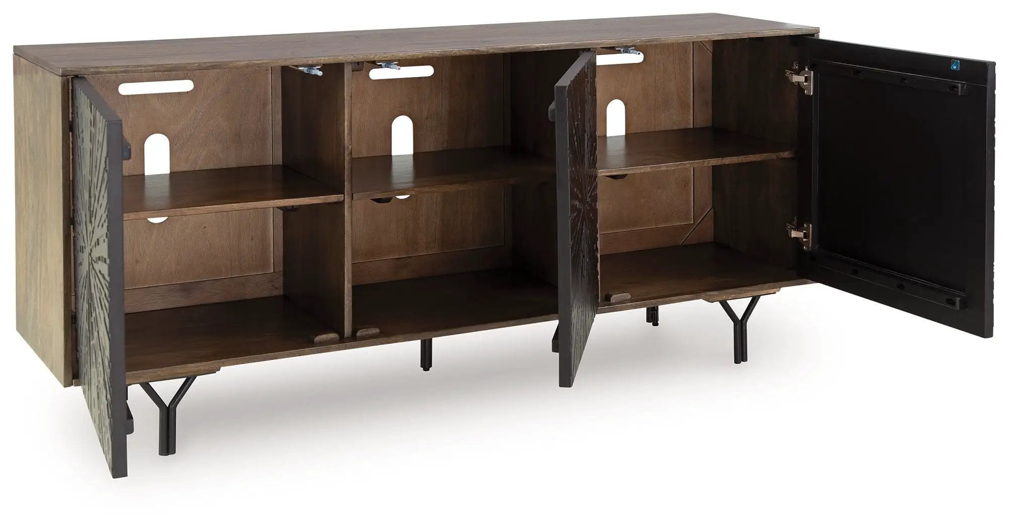 Lavinmont - Accent Cabinet - Multi Brown by Unique Piece Furniture