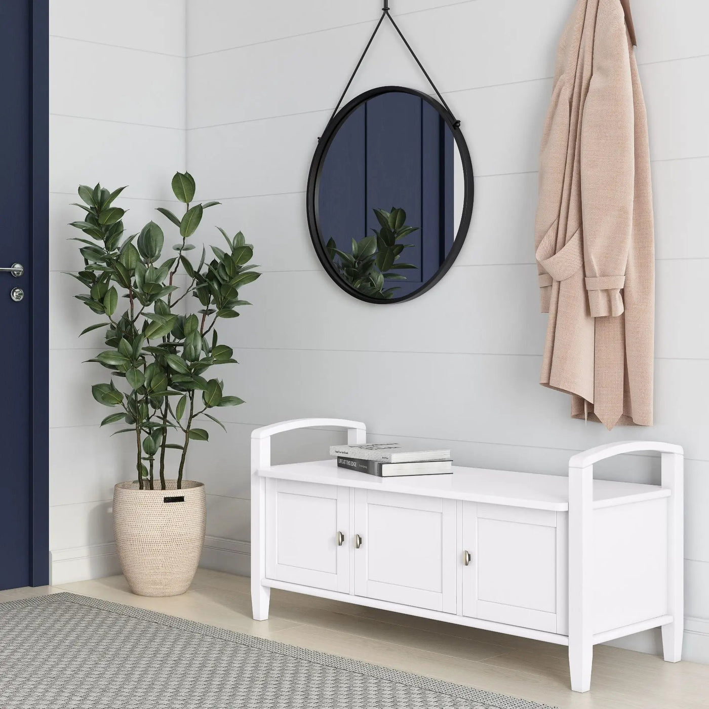 Warm Shaker - Handcrafted Entryway Storage Bench by Unique Piece Furniture