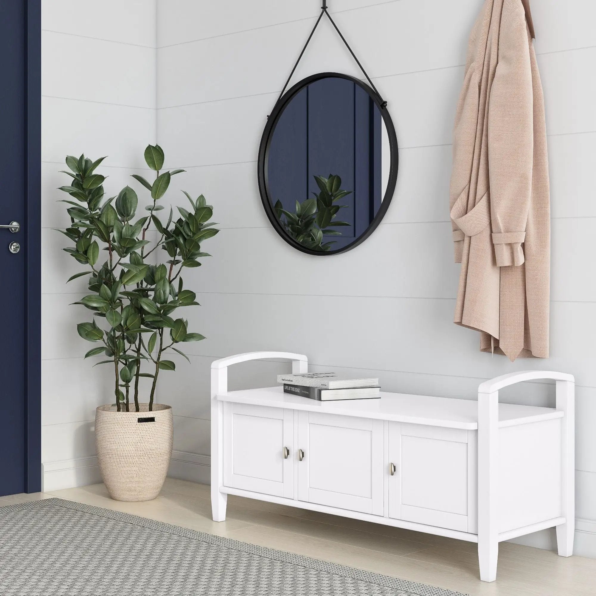 Warm Shaker - Handcrafted Entryway Storage Bench by Unique Piece Furniture