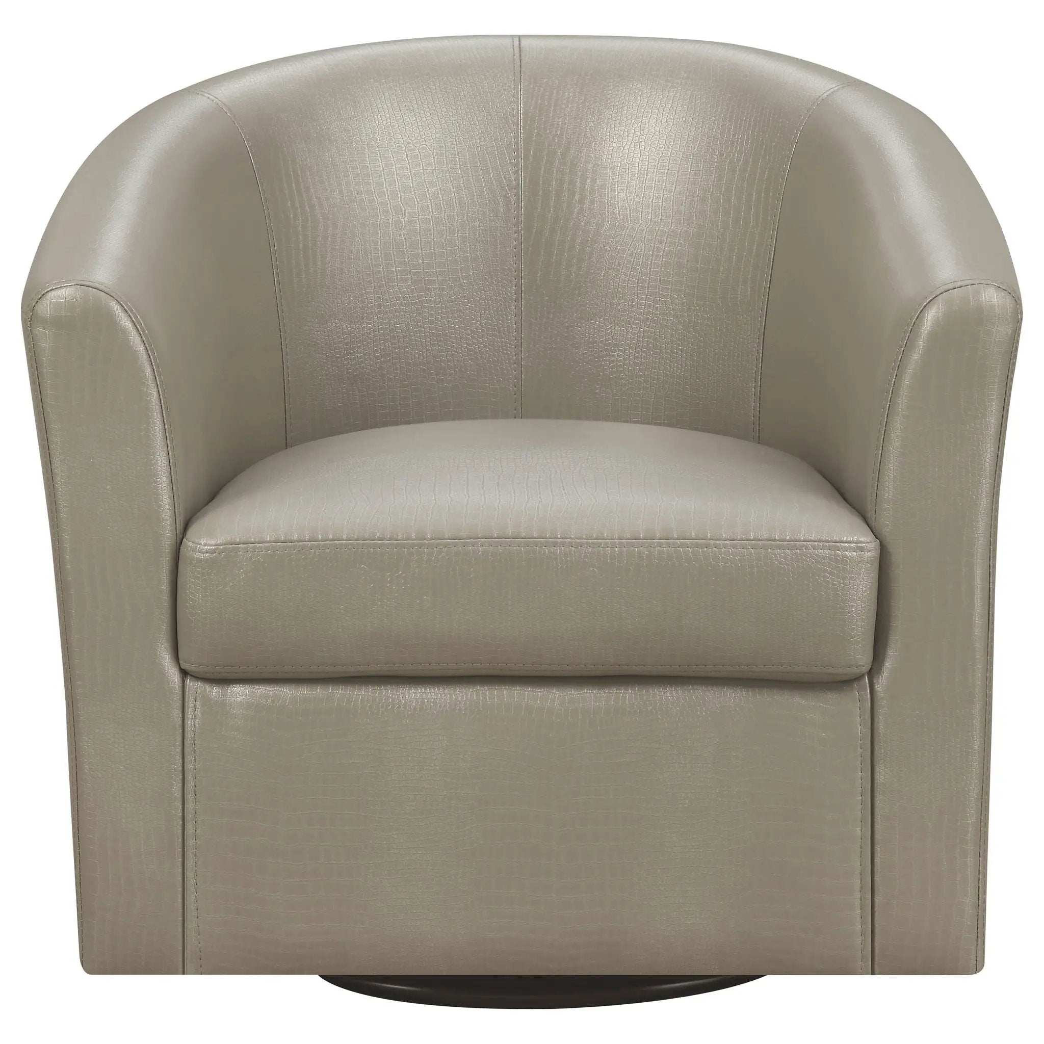 Swivel Armchair With Barrel-Back Design by HouseOfZazla