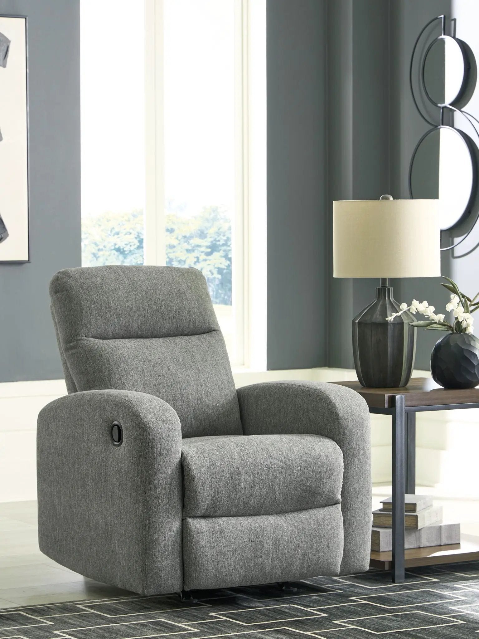 Gauntlet - Rocker Recliner - Sterling by Unique Piece Furniture
