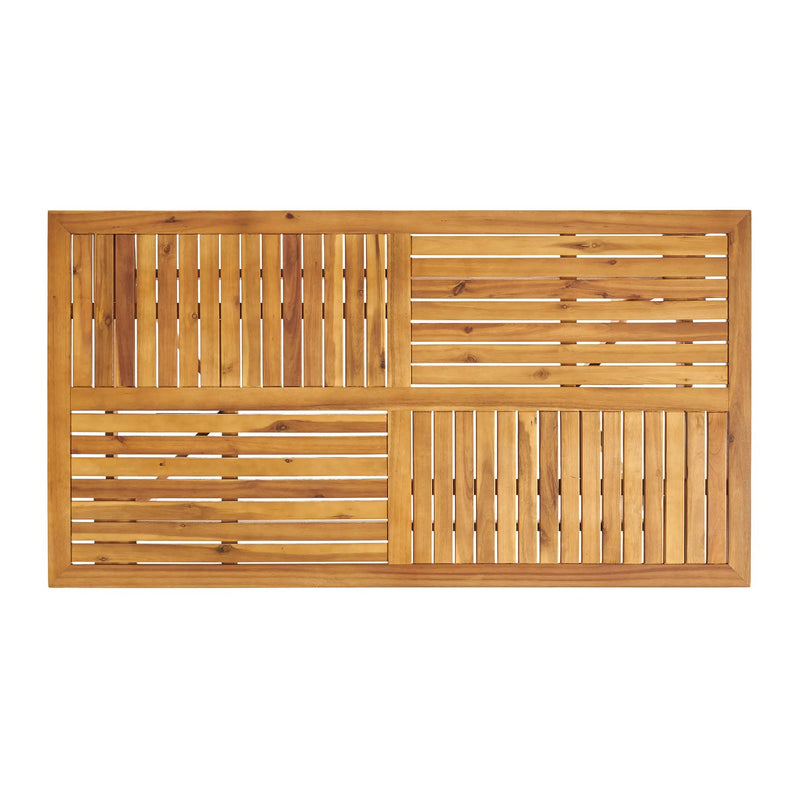 Outdoor Hermosa 7 Piece Wood Dining Set with Cushions by HouseOfZazla
