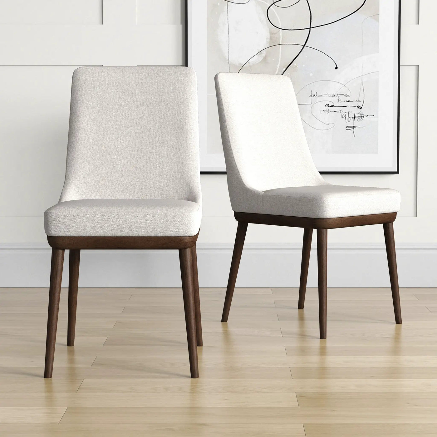 Kate - Mid-Century Modern Dining Chair (Set of 2) by HouseOfZazla
