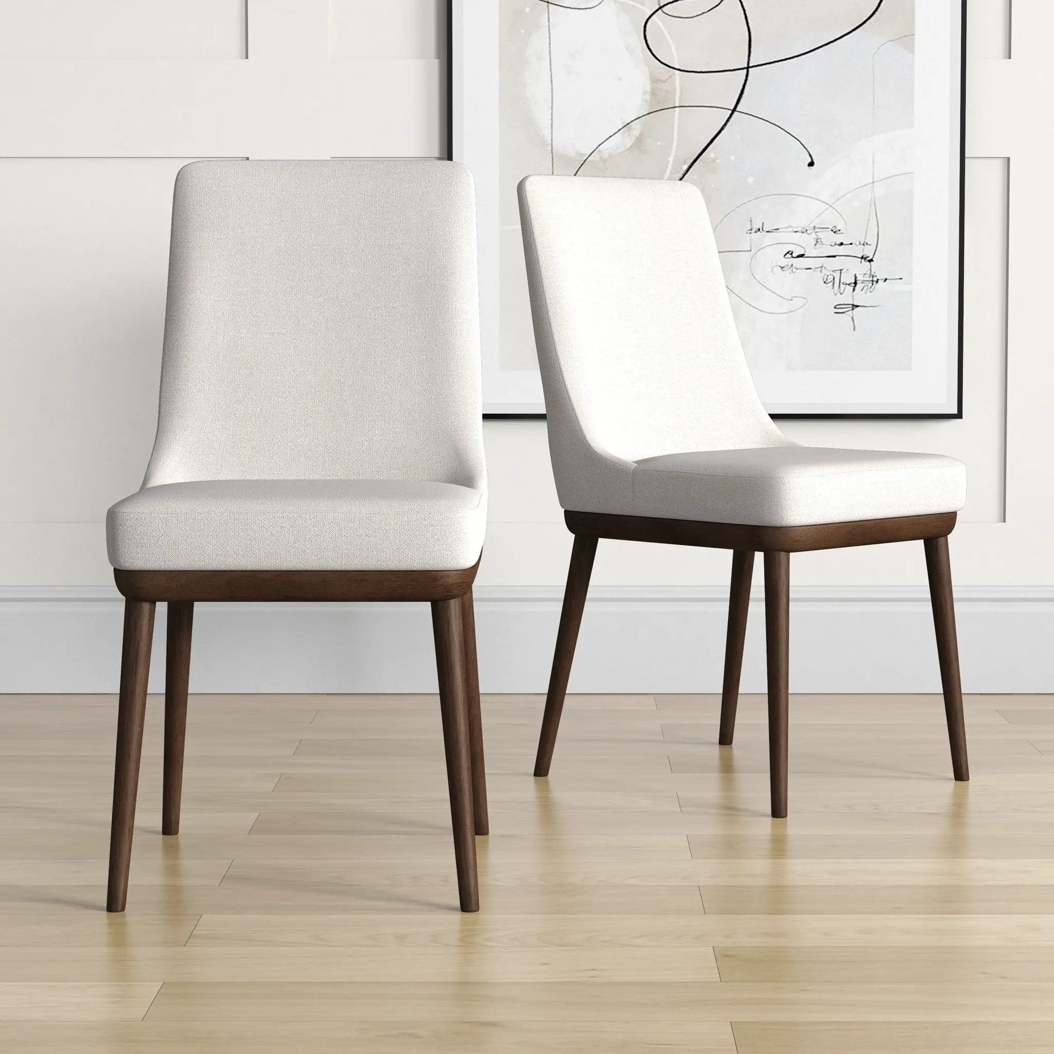 Kate - Mid-Century Modern Dining Chair (Set of 2) by HouseOfZazla