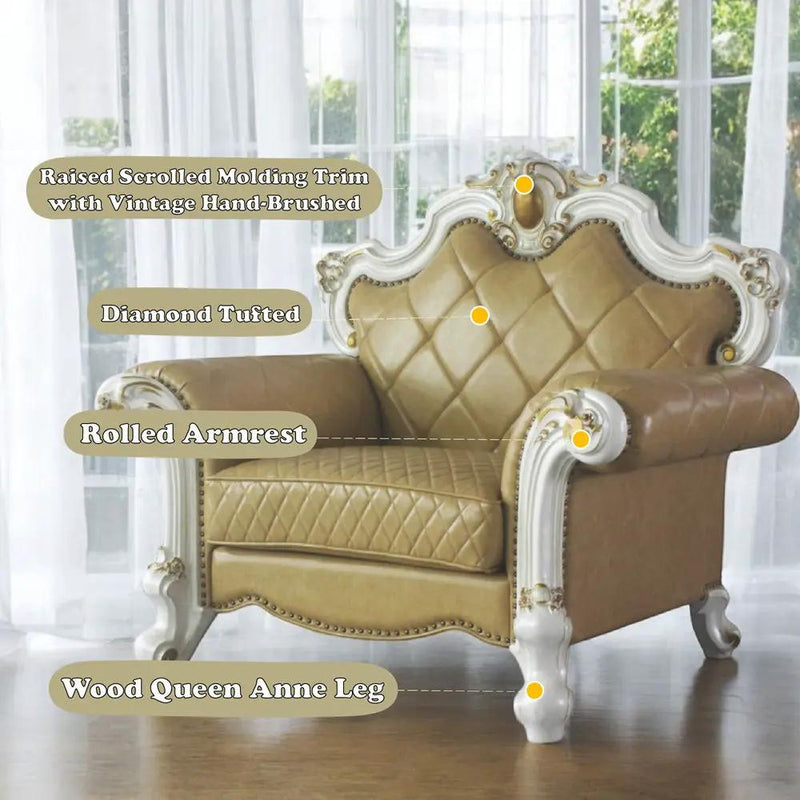 Picardy - Chair w/1 Pillow by Unique Piece Furniture