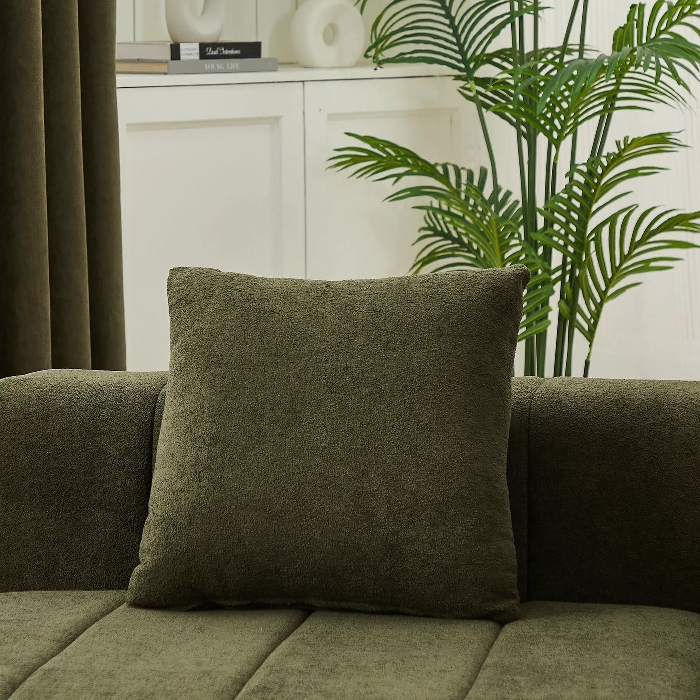 Modular Sectional Sofa With 2 Pillows, Symmetrical Design by HouseOfZazla