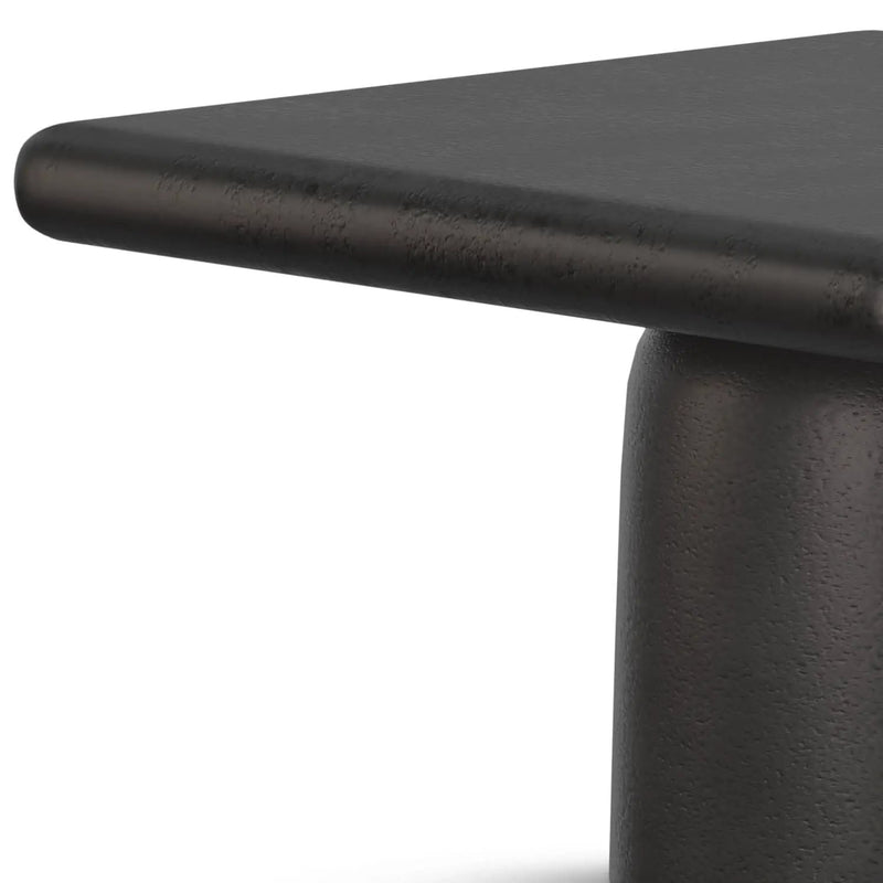Zachary - 2 Piece Set Cast Aluminum Coffee Table - Black by Unique Piece Furniture