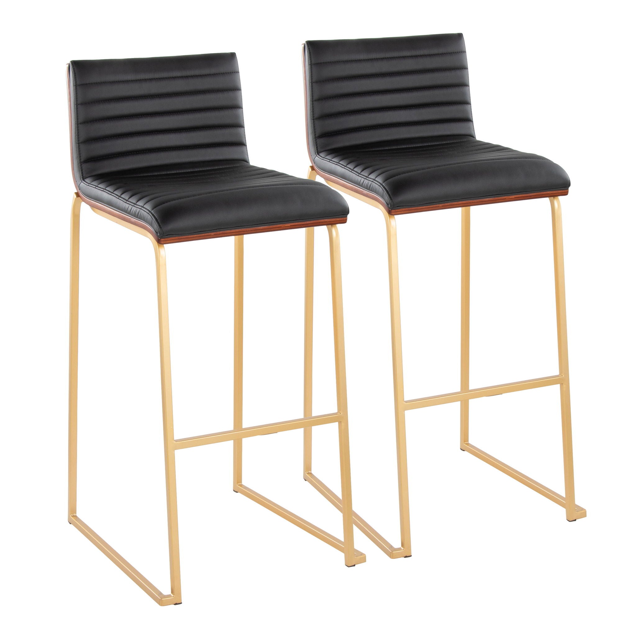 Mason Mara - Contemporary Versatile Desig Fixed Height Barstool (Set of 2) by Unique Piece Furniture
