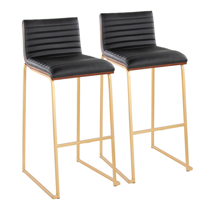 Mason Mara - Contemporary Versatile Desig Fixed Height Barstool (Set of 2) by Unique Piece Furniture