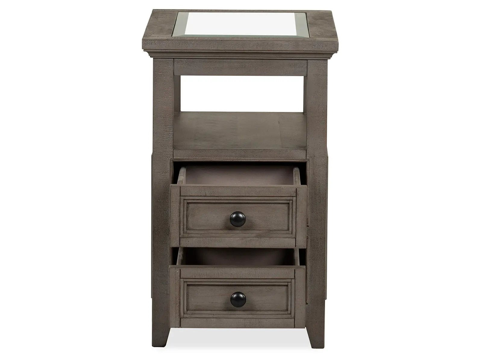 Paxton Place - Chairside End Table - Dovetail Gray by Unique Piece Furniture