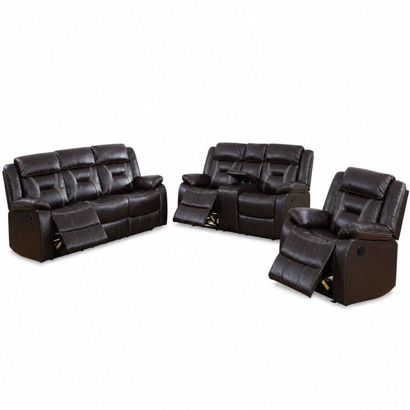 Living Room Set With Pillow Armrest And Tufted Backrest by HouseOfZazla