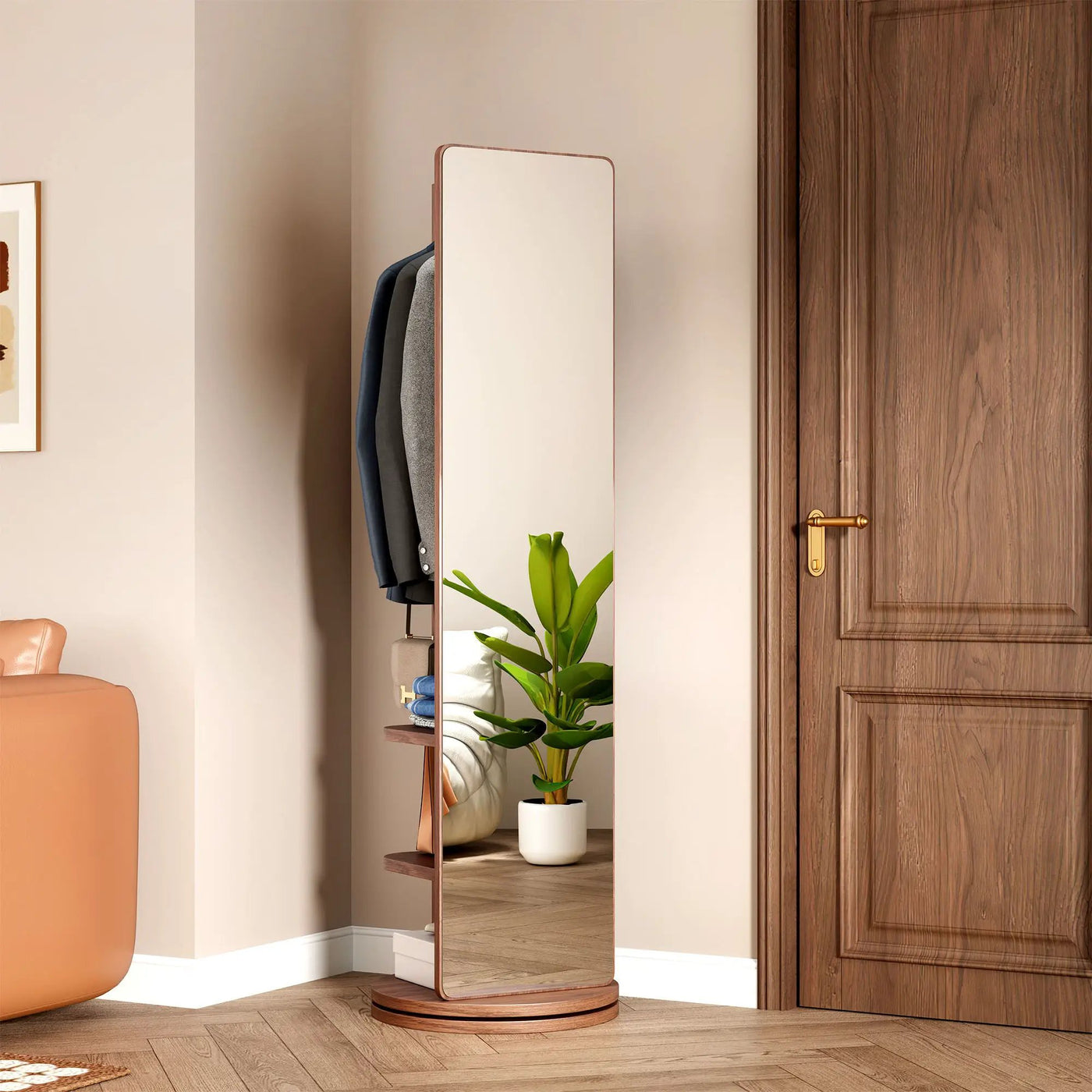 3 In 1 Multifunctional Full Length Clothing Mirror by Unique Piece Furniture