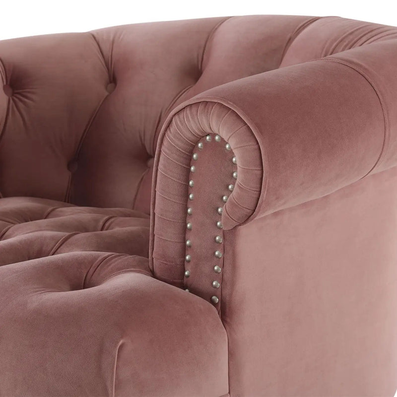 La Rosa - Victorian Tufted Upholstered Accent Chair by Unique Piece Furniture