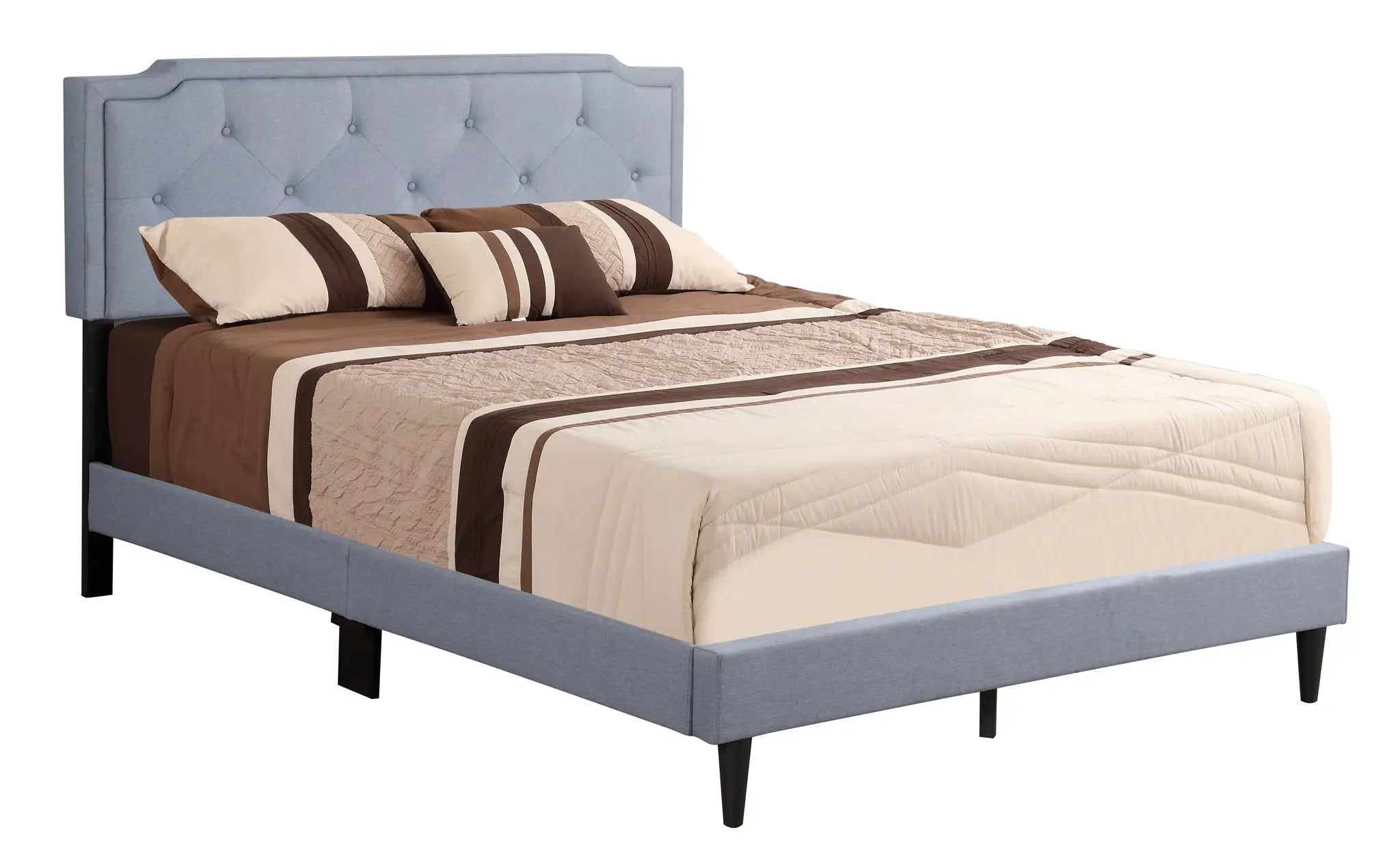 Button Tufted Bed Charming For Cozy Spaces by HouseOfZazla
