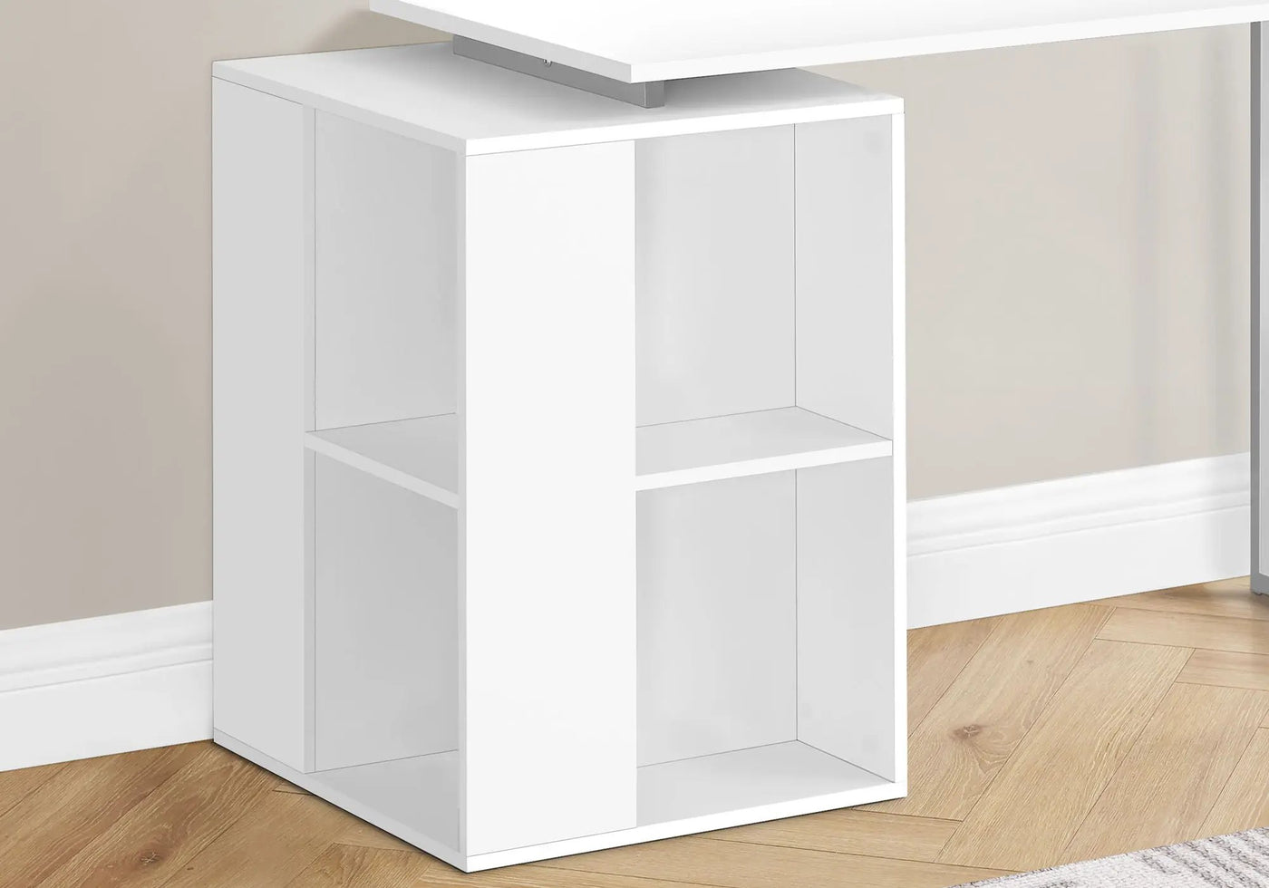 Computer Desk with Left/Right Setup and Storage Shelves by HouseOfZazla