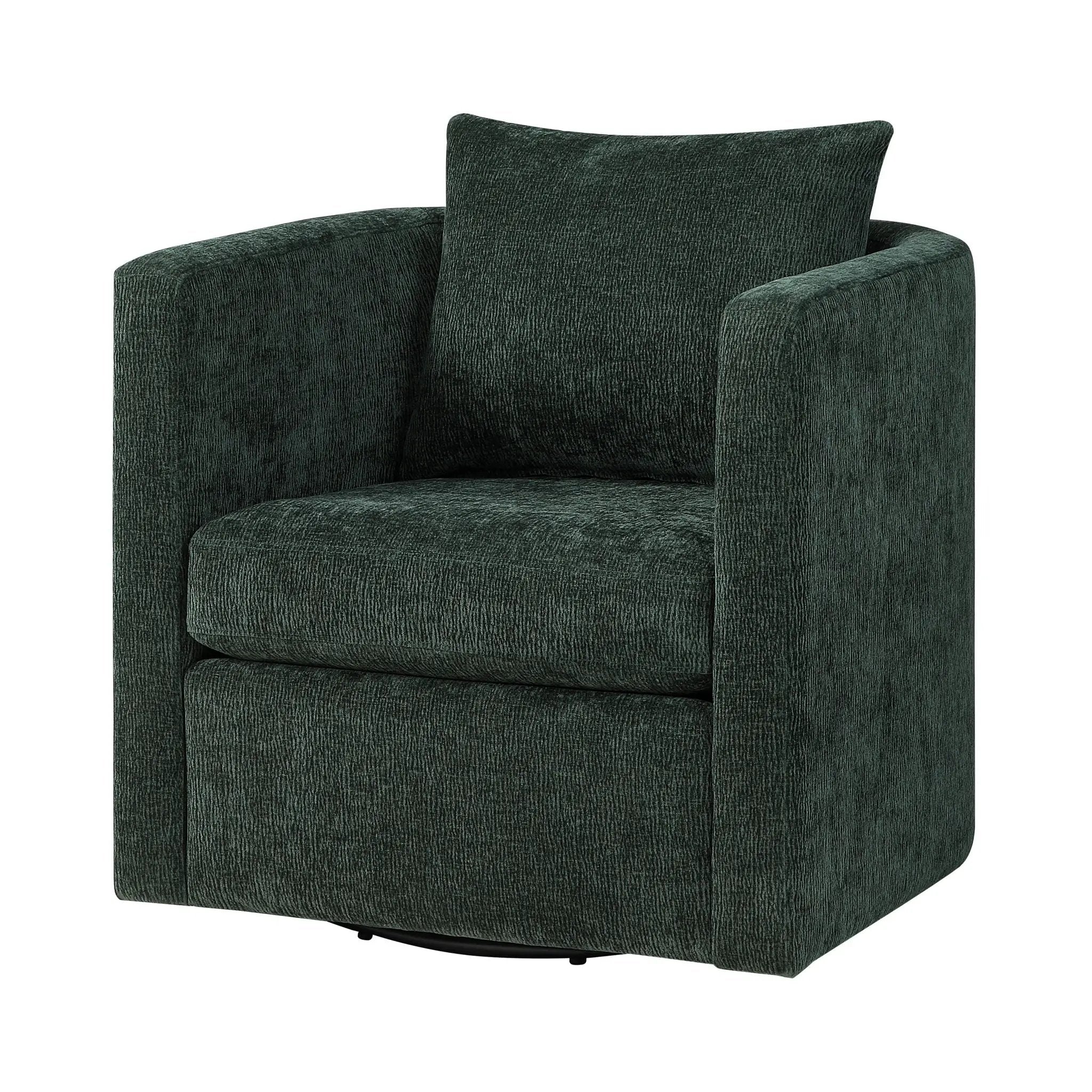 Sutton - Swivel Barrel Chair by HouseOfZazla