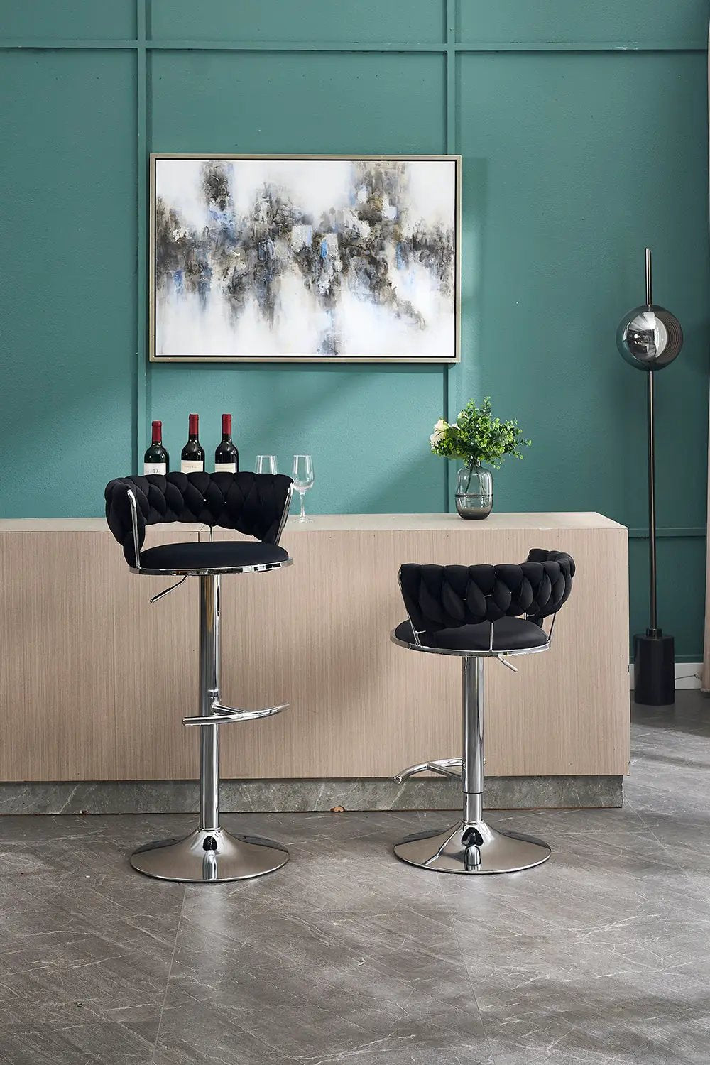 Set of 2 Bar Stools by HouseOfZazla