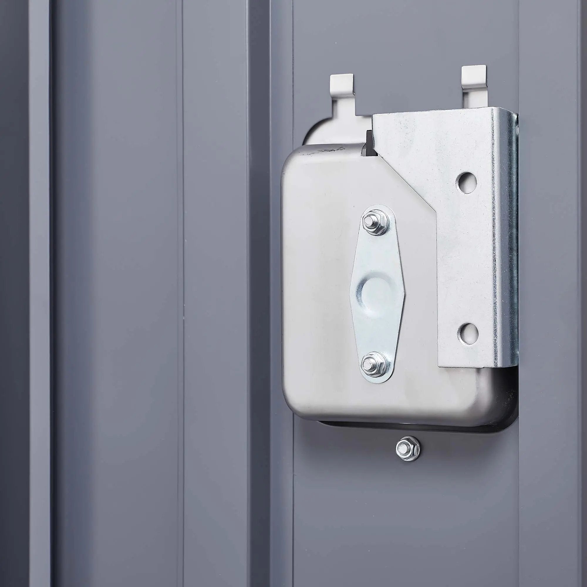 3 Door Lockers With Lock For Home, Gym, Office, School, And Garage - Gray by HouseOfZazla