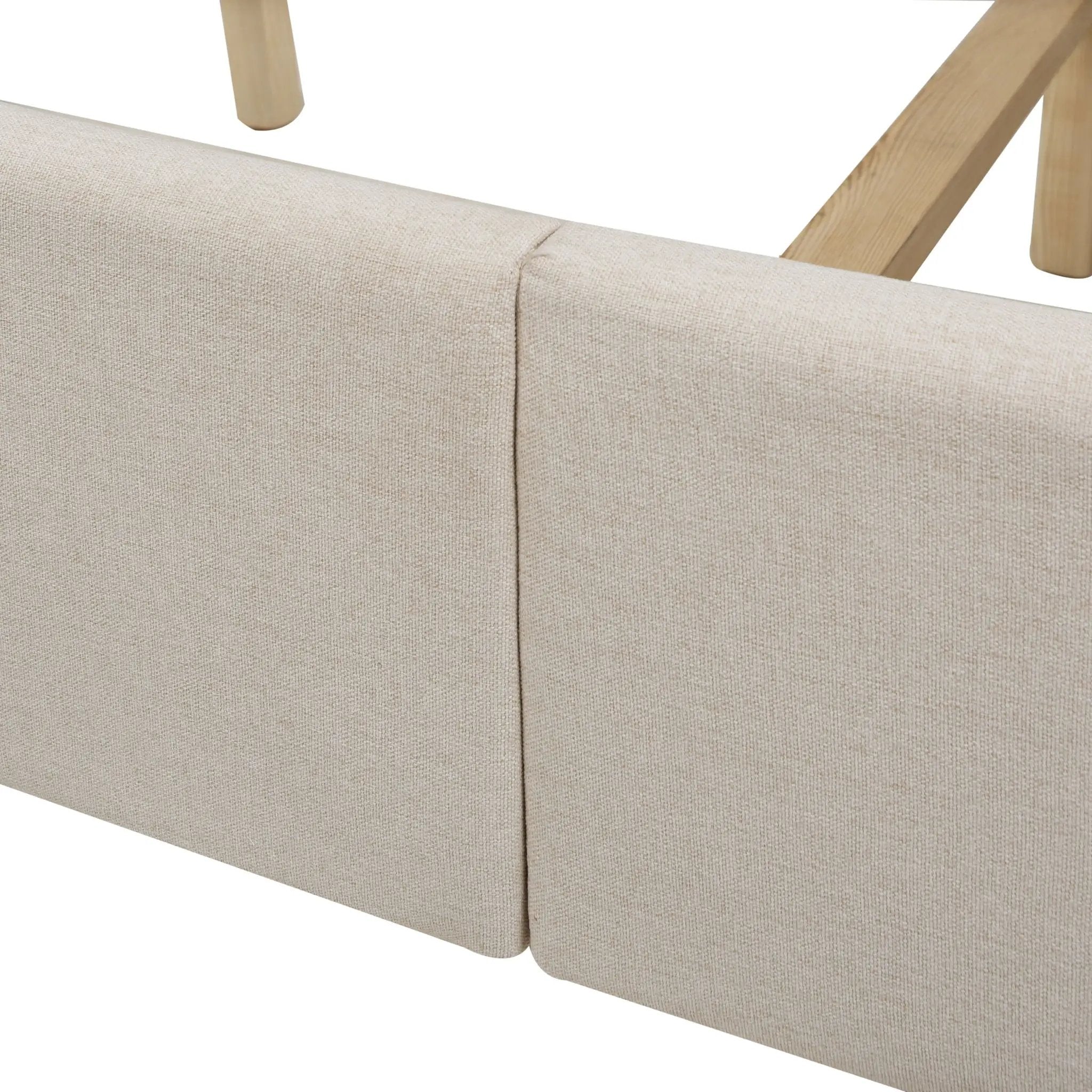 Marcella - Upholstered Shelter Headboard Bed Set by HouseOfZazla