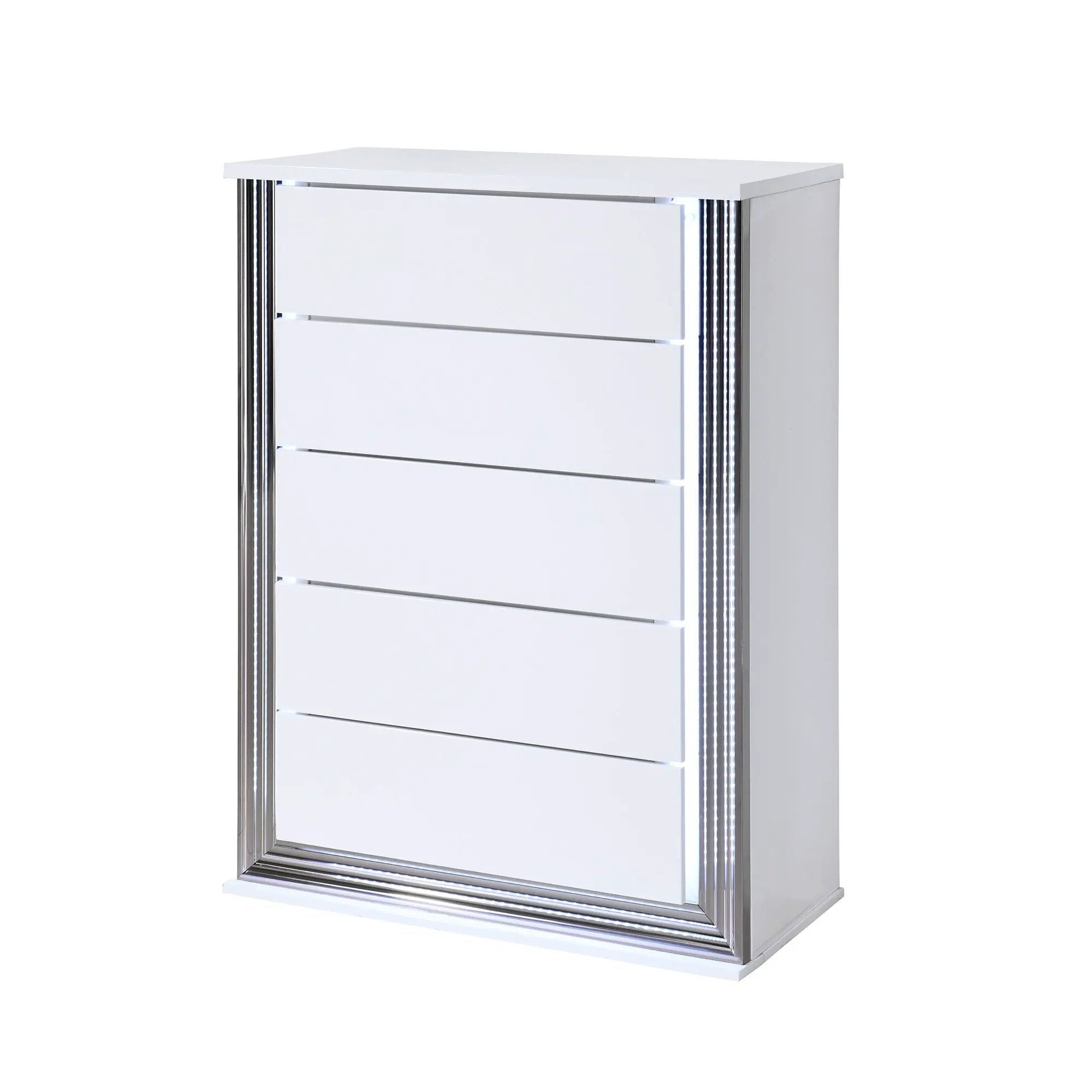 Moon - Smooth Chest With LED - White by HouseOfZazla