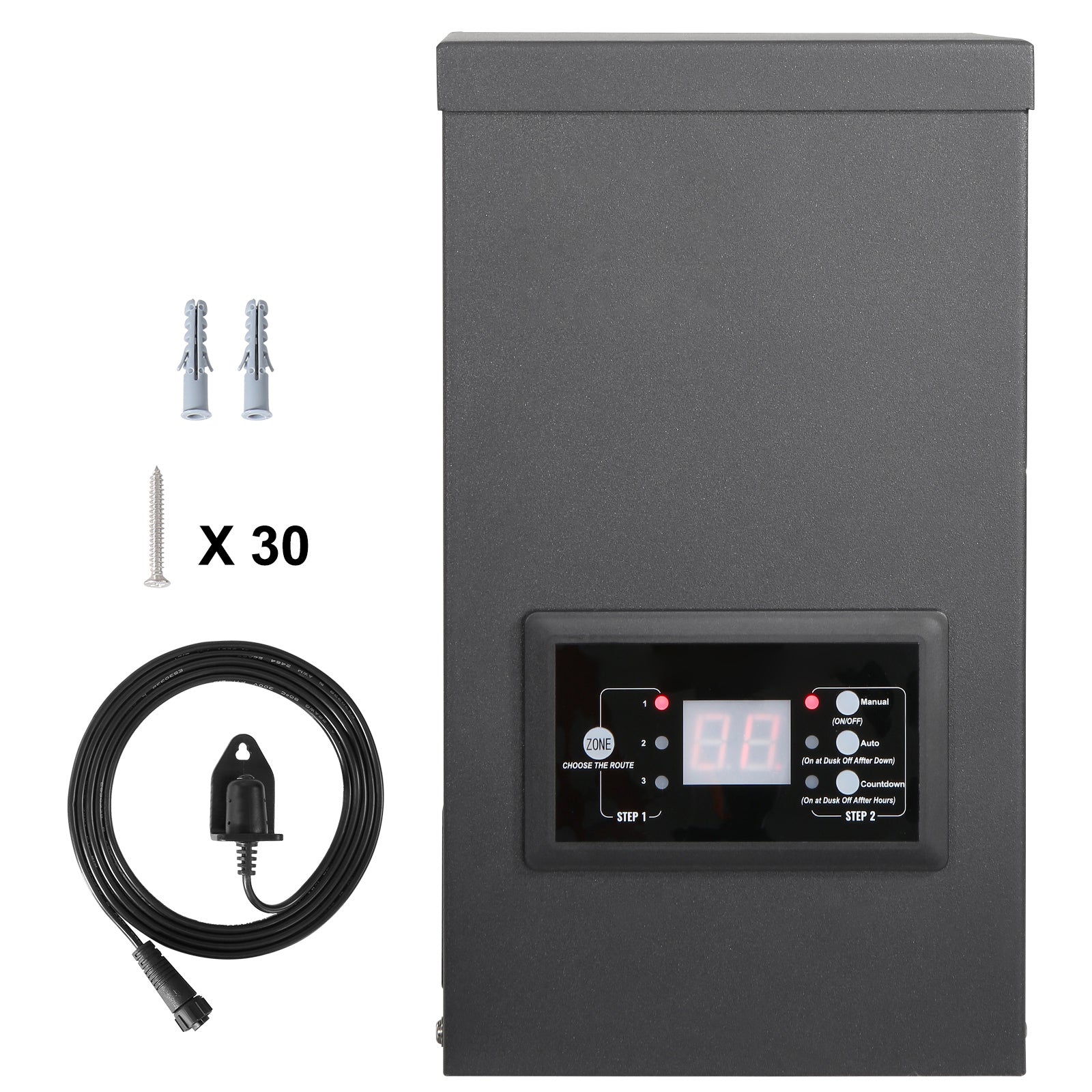 300W Low Voltage Landscape Transformer with Timer and Photocell Sensor by HouseOfZazla