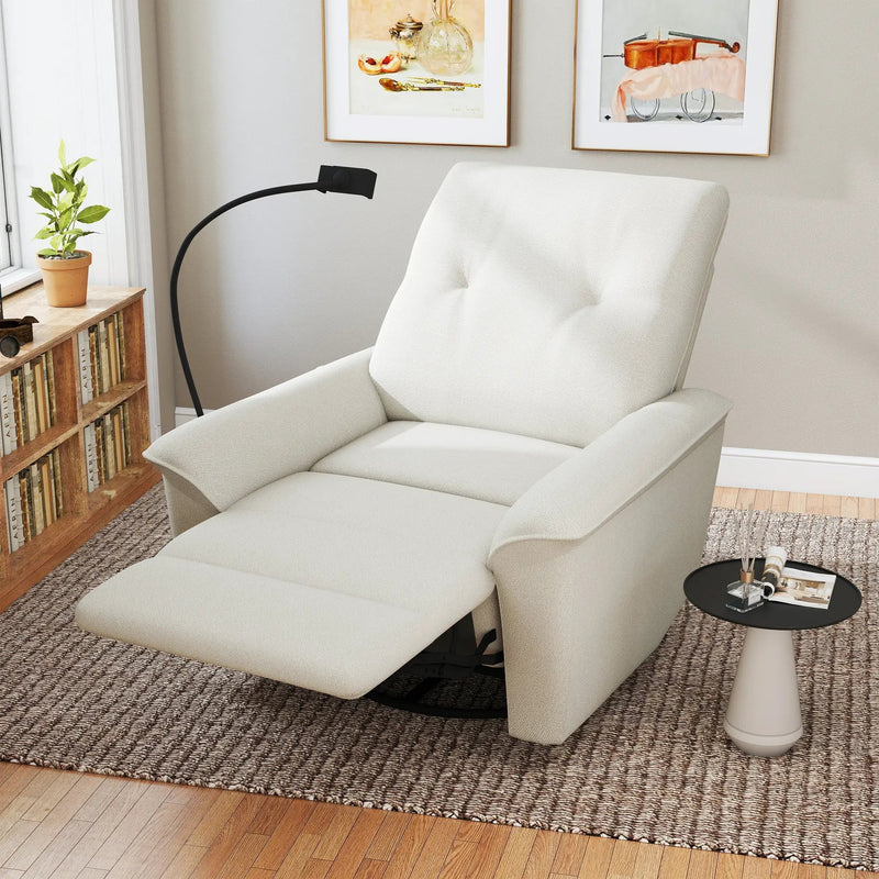 270° Power Swivel Rocker Recliner Chair with Phone Holder by HouseOfZazla