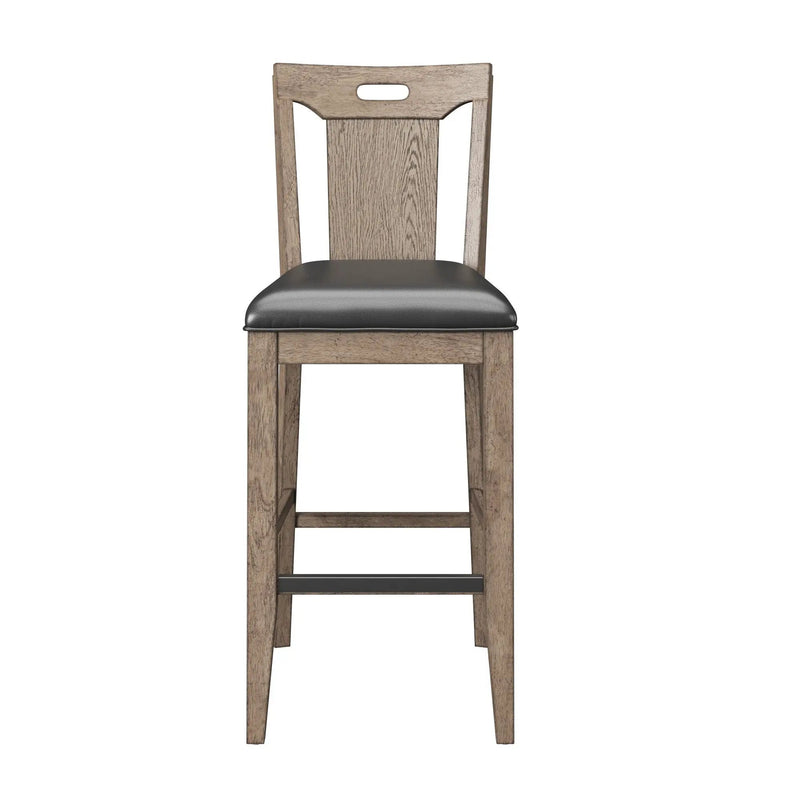 Slat Back Bar Stools (Set of 2) - Brown by Unique Piece Furniture