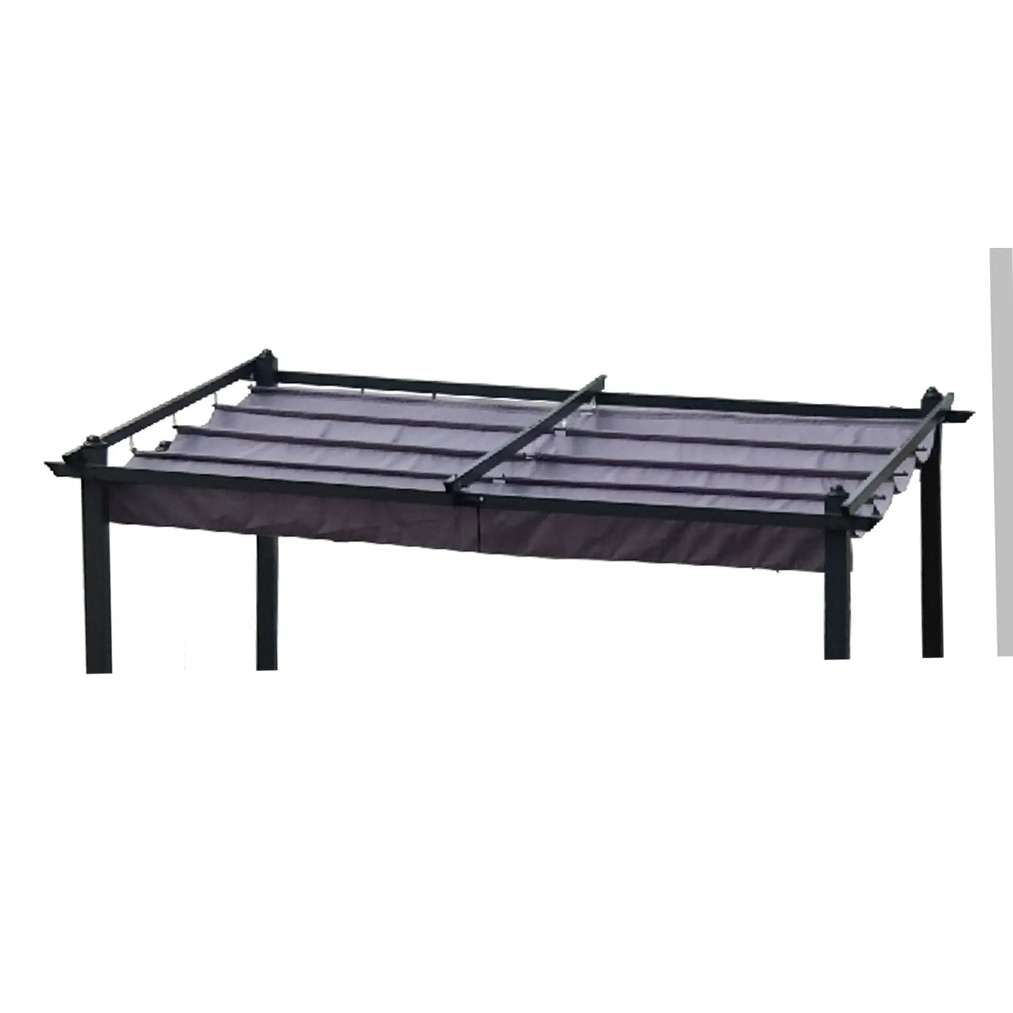 Replacement Canopy Top Cover Fabric For Outdoor Patio Retractable Pergola Sun-Shelter Canopy by Unique Piece Furniture