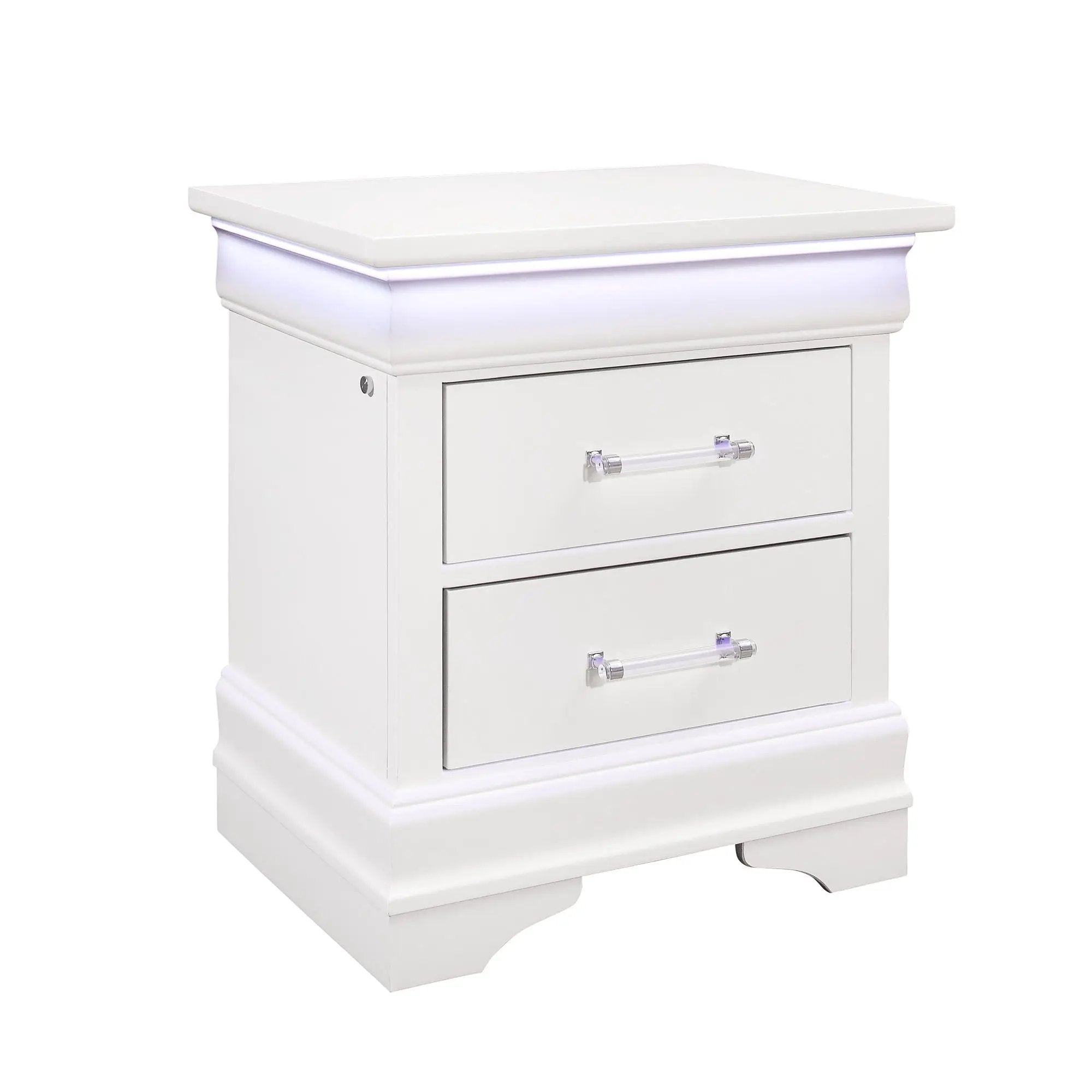 Charlston - 5 Piece Bedroom Set With LED Headboard by Unique Piece Furniture