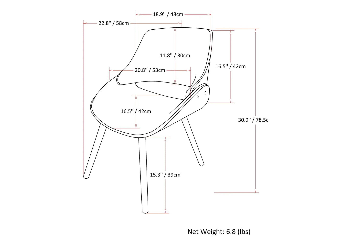 Malden - Upholstered Bentwood Dining Chair by HouseOfZazla