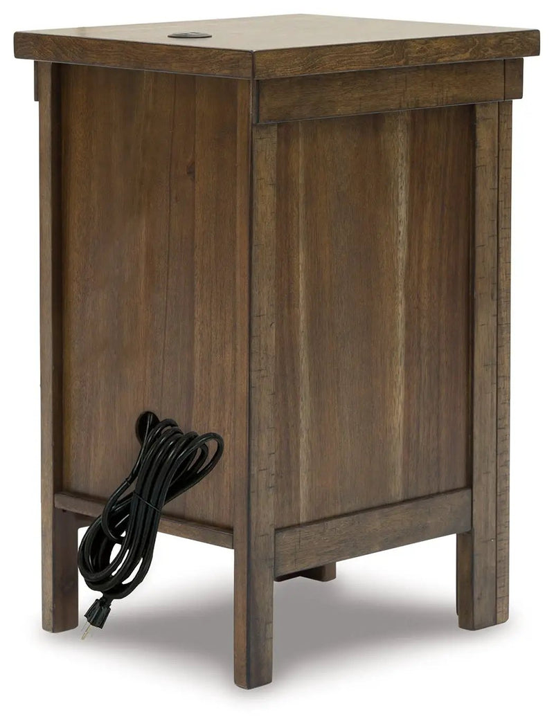 Moriville - Chair Side End Table - Grayish Brown by Unique Piece Furniture