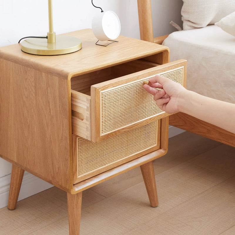 Bedside Cabinet, Modern Simple Nightstands European Beech by HouseOfZazla