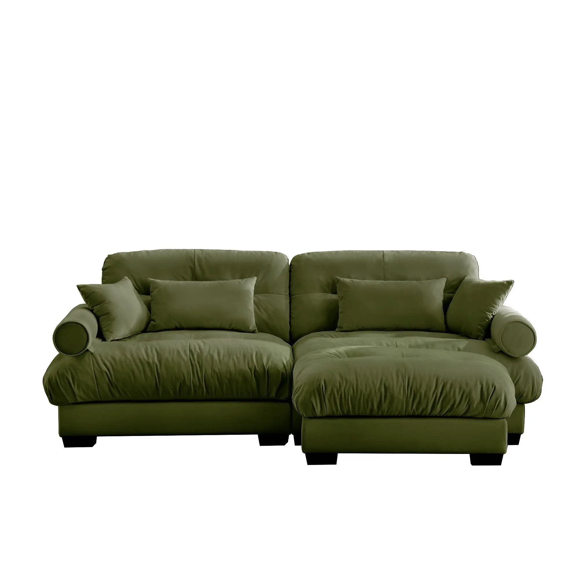 Super Comfort Oversized Modular Sectional Sofa With Movable Ottoman by Unique Piece Furniture