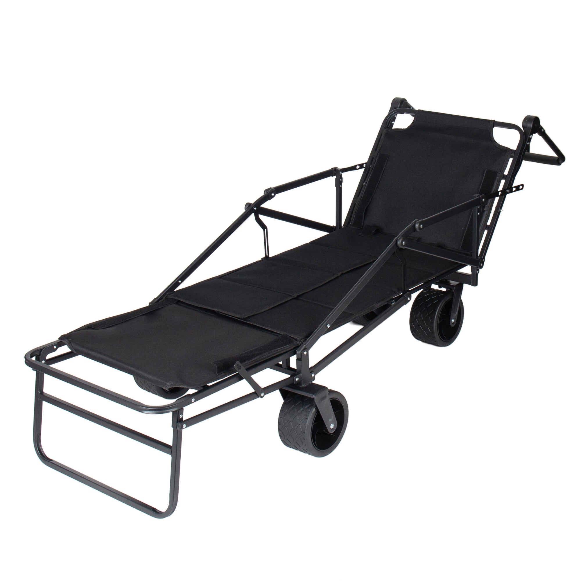 2-in-1 Multifunctional Folding Wagon Cart and Convertible Beach Chair by HouseOfZazla